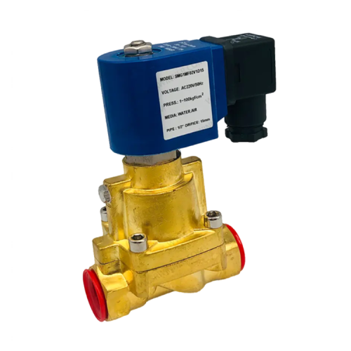 โซลินอยด์วาล์วทองเหลืองแรงดันสูง (2ทาง) 1/2 นิ้ว [ Solenoid Valve High Preuure ] 1